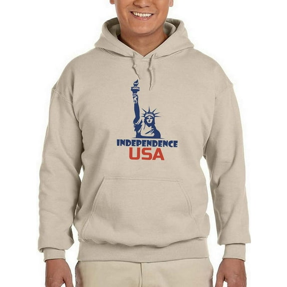 Independence Statue Of Liberty Hoodie Men -Image by Shutterstock, Male XX-Large