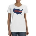 thumbnail image 1 of Independence U.s.a. Country T-Shirt Women -Image by Shutterstock, Female 4X-Large, 1 of 4