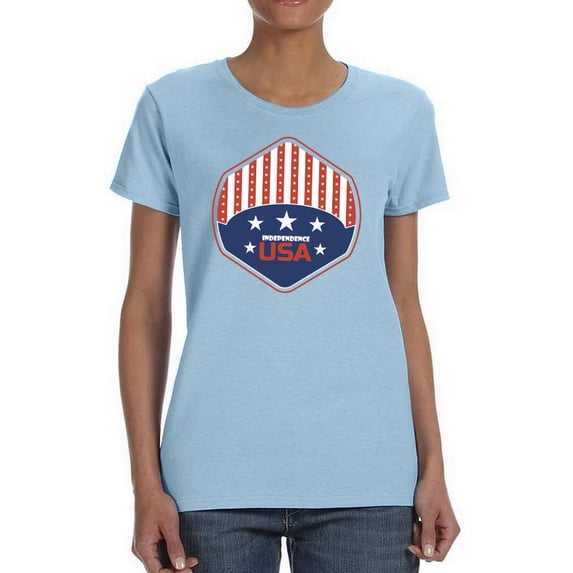 Independence U.s.a T-Shirt Women -Image by Shutterstock, Female 3X-Large