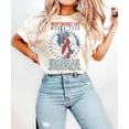 thumbnail image 1 of Independence World Tour T-shirt, Retro USA, 4th of July, America, Freedom, Patriotic, Vintage Concert Style Tee, 1 of 5