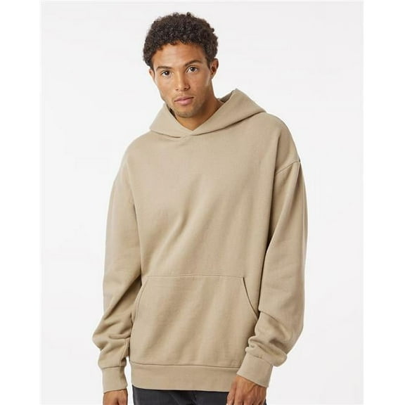 Independent Trading B04276243 Avenue Pullover Hooded Sweatshirt, Ivory - Small