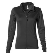 Independent Trading Co. Fleece Womens Poly-Tech Full-Zip Track Jacket