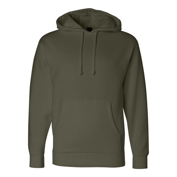 Independent Trading Co. Heavyweight Hooded Sweatshirt IND4000 Army XS