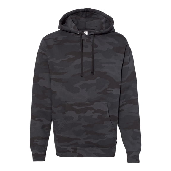 Independent Trading Co. Heavyweight Hooded Sweatshirt IND4000 Black Camo XS