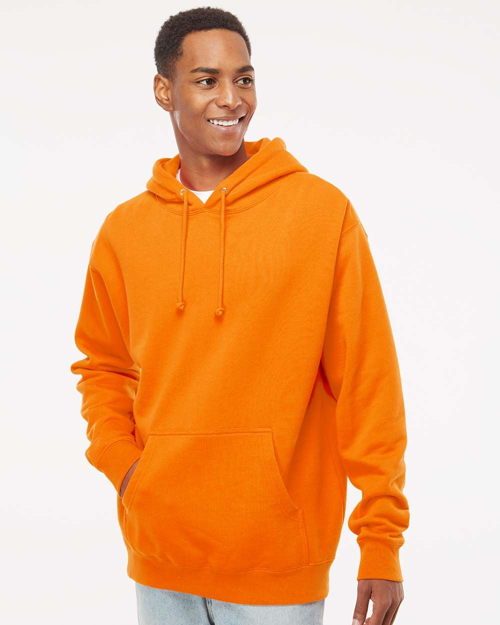 Plain sales orange hoodie