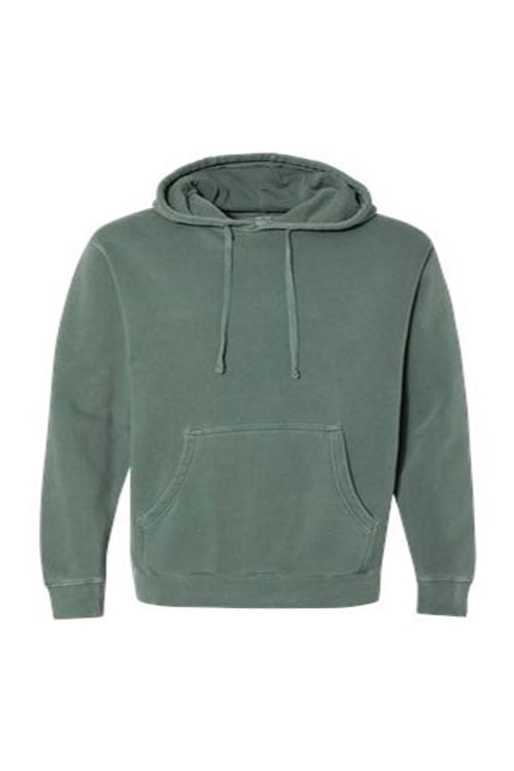 Heavyweight Pigment-Dyed Hooded Sweatshirt PRM4500 Pigment Alpine Green M