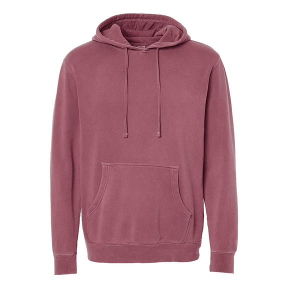 Independent Trading Co. Heavyweight Pigment-Dyed Hooded Sweatshirt PRM4500 Pigment Maroon XS