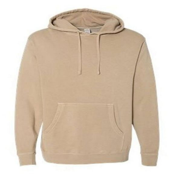 Independent Trading Co. Heavyweight Pigment-Dyed Hooded Sweatshirt PRM4500 Pigment Sandstone M