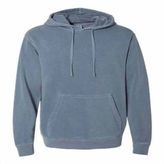 Independent Trading Co. Heavyweight Pigment-Dyed Hooded Sweatshirt PRM4500 Pigment Slate Blue L