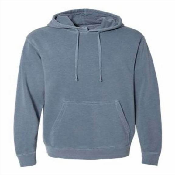 Independent Trading Co. Heavyweight Pigment-Dyed Hooded Sweatshirt PRM4500 Pigment Slate Blue XL