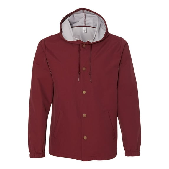 Independent Trading Co. - Hooded Water Resistant Windbreaker Jacket - EXP95NB