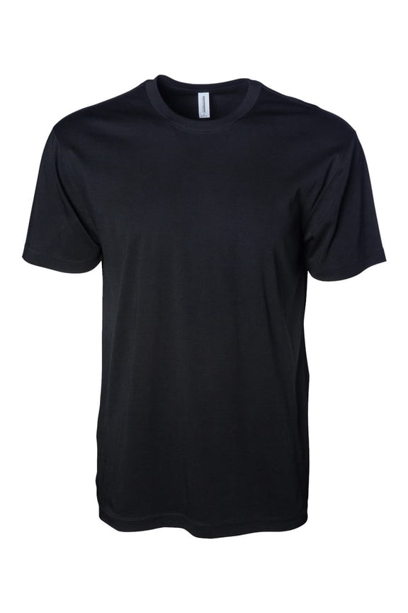 IND50TEE Lux Heavyweight Combed Cotton Tee-Black-2X