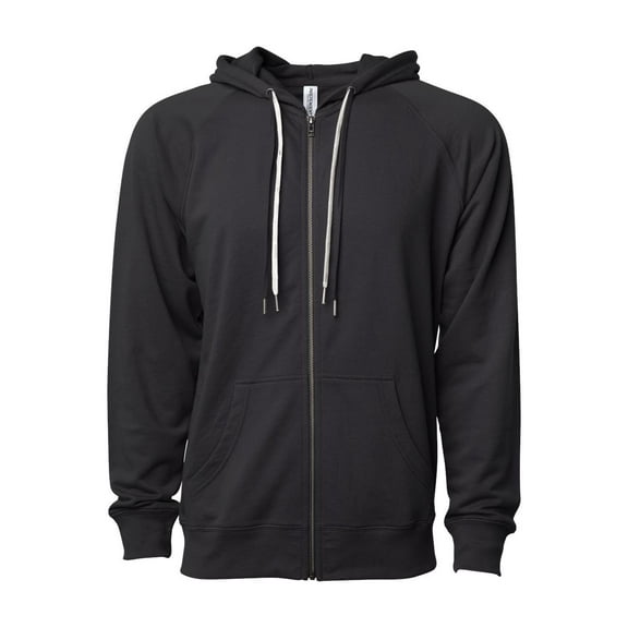 Independent Trading Co. Icon Lightweight Loopback Terry Full-Zip Hooded Sweatshirt