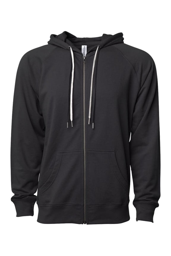 Icon Lightweight Loopback Terry Full-Zip Hooded Sweatshirt
