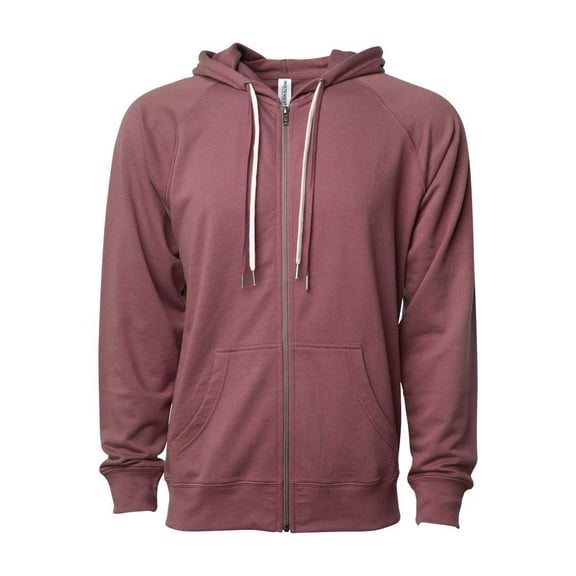 Independent Trading Co. Icon Lightweight Loopback Terry Full-Zip Hooded Sweatshirt