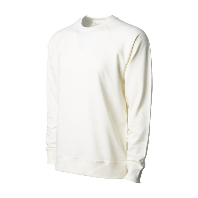 Independent Trading Co. Icon Unisex Lightweight Loopback Terry Crewneck Sweatshirt SS1000C Bone 3XL