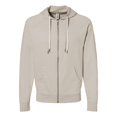 thumbnail image 1 of Independent Trading Co. Icon Unisex Lightweight Loopback Terry Full-Zip Hooded Sweatshirt Size up to 3XL, 1 of 4