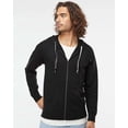 thumbnail image 1 of Independent Trading Co. Icon Unisex Lightweight Loopback Terry Full-Zip Hooded Sweatshirt, 1 of 5