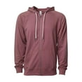 thumbnail image 1 of Independent Trading Co. Icon Lightweight Loopback Terry Full-Zip Hooded Sweatshirt, 1 of 2