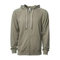 thumbnail image 1 of Independent Trading Co. Icon Unisex Lightweight Loopback Terry Full-Zip Hooded Sweatshirt, 1 of 2