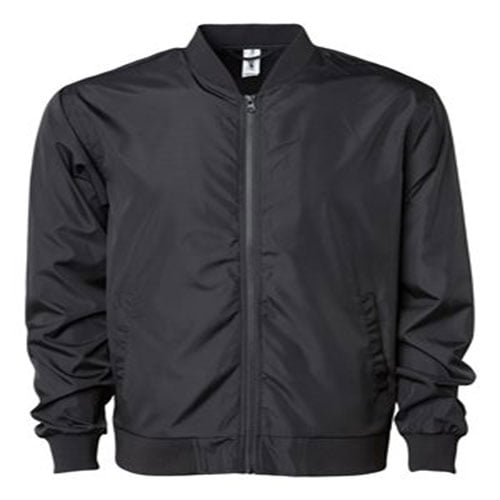 Independent Trading Co. - Lightweight Bomber Jacket - EXP52BMR - Black - Size: L