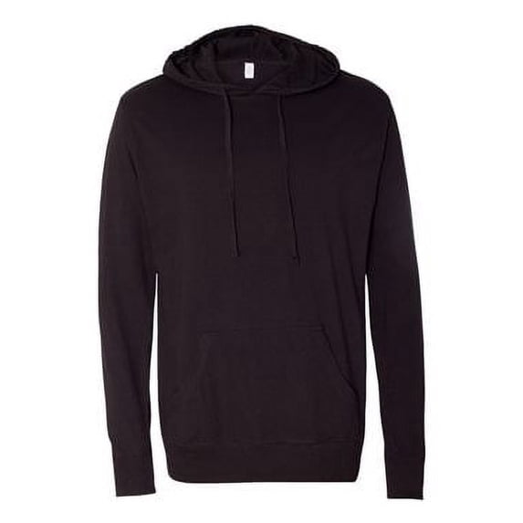 Independent Trading Co. Lightweight Hooded Pullover T-Shirt SS150J Black 3XL