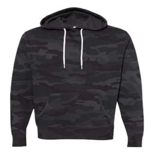 Independent Trading Co. - Lightweight Hooded Sweatshirt - AFX90UN - Black Camo