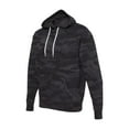 thumbnail image 1 of Independent Trading Co. - Lightweight Hooded Sweatshirt - AFX90UN - Black Camo, 1 of 5