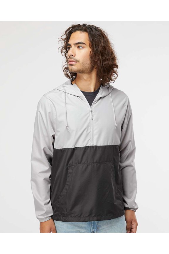 Lightweight Quarter-Zip Windbreaker Pullover Jacket