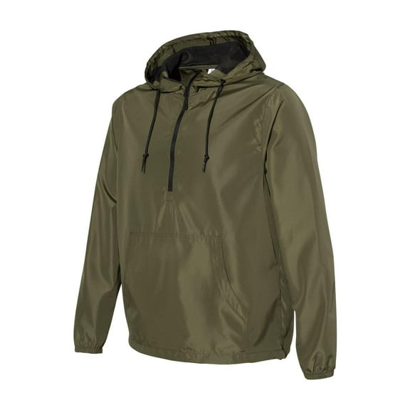 Independent Trading Co. - Lightweight Quarter-Zip Windbreaker Pullover Jacket