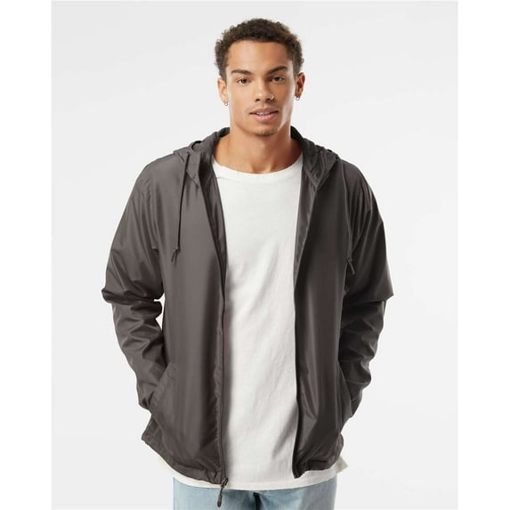 Independent Trading Co. Lightweight Windbreaker Full-Zip Jacket
