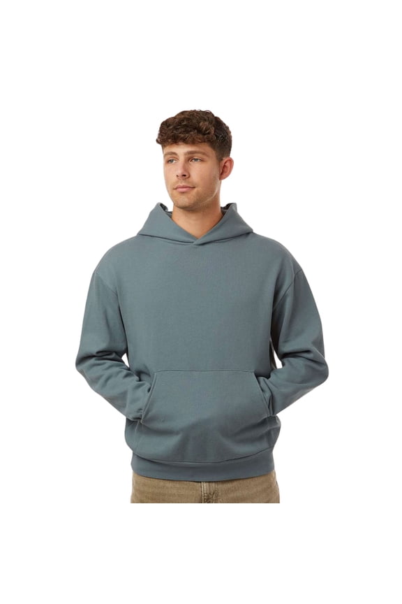 Independent Trading Co Men's Avenue Hooded Sweatshirt 80/20 Cotton/Polyester Cozy Essential Plain Hoodie (Blue-Magic, L)