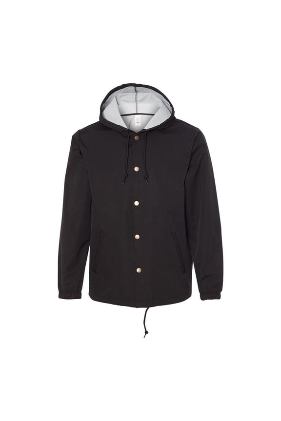 Men's Hooded Water Resistant Windbreaker Jacket