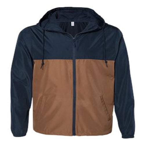 Independent Trading Co. Men's Light Weight Windbreaker Zip Jacket