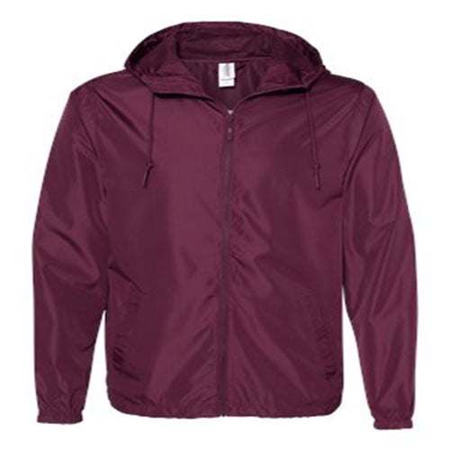 Independent Trading Co. Men's Light Weight Windbreaker Zip Jacket