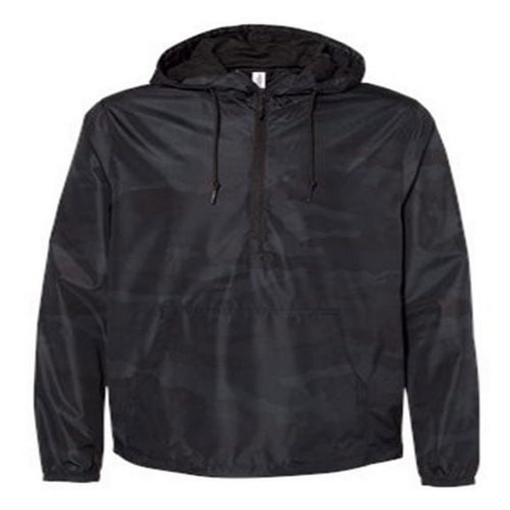 Independent Trading Co. Men's Lightweight Windbreaker Pullover Jacket