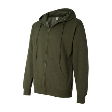 Independent Trading Co. Men's Midweight Hooded Full-Zip Sweatshirt