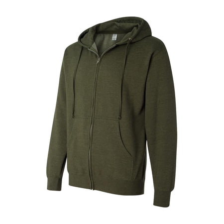 Independent Trading Co. Men's Midweight Hooded Full-Zip Sweatshirt
