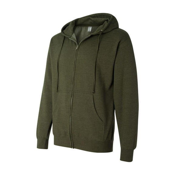 Independent Trading Co. Men's Midweight Hooded Full-Zip Sweatshirt