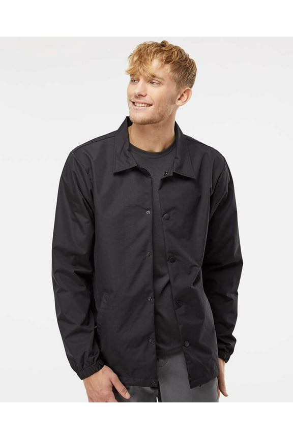 Men's Water Resistant Windbreaker Coaches Jacket