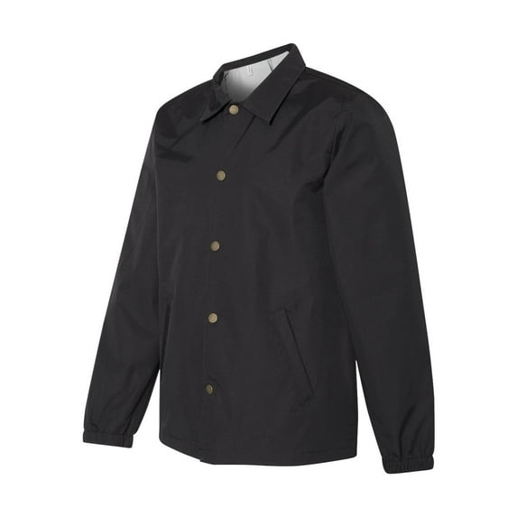Independent Trading Co. Men's Water Resistant Windbreaker Coaches Jacket
