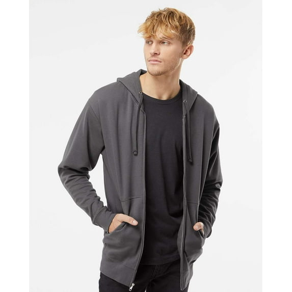 Independent Trading Co. Midweight Full-Zip Hooded Sweatshirt Size up to 3XL