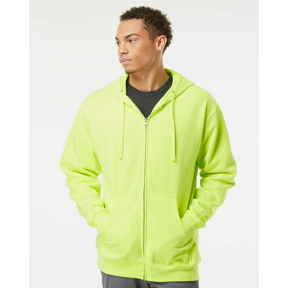 Independent Trading Co. Midweight Full-Zip Hooded Sweatshirt Size up to 3XL
