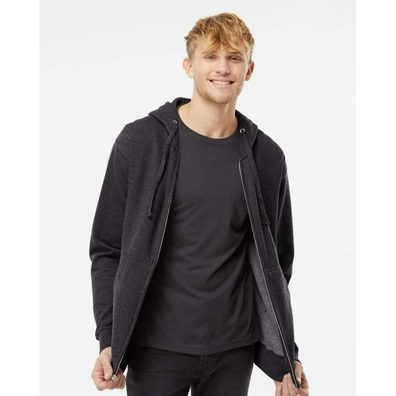 Independent Trading Co. Midweight Full-Zip Hooded Sweatshirt