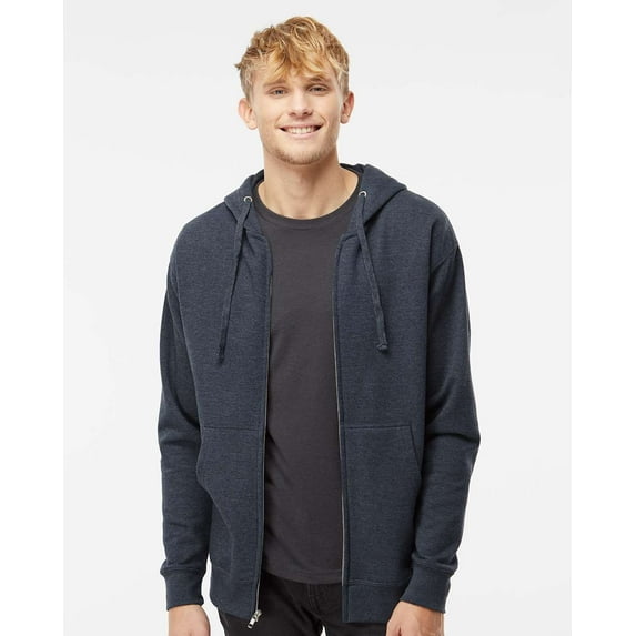 Independent Trading Co. Midweight Full-Zip Hooded Sweatshirt
