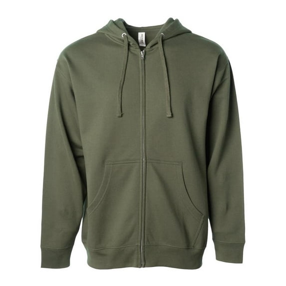 Independent Trading Co. Midweight Full-Zip Hooded Sweatshirt