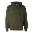 thumbnail image 1 of Independent Trading SS4500 Midweight Hooded Pullover Sweatshirt-Army Heather-MD, 1 of 4