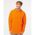 thumbnail image 1 of Independent Trading Co. Midweight Hooded Sweatshirt SS4500 Safety Orange L, 1 of 5