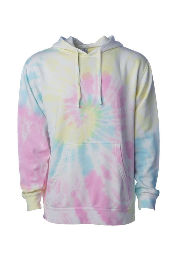 - Midweight Tie-Dyed Hooded Sweatshirt - PRM4500TD