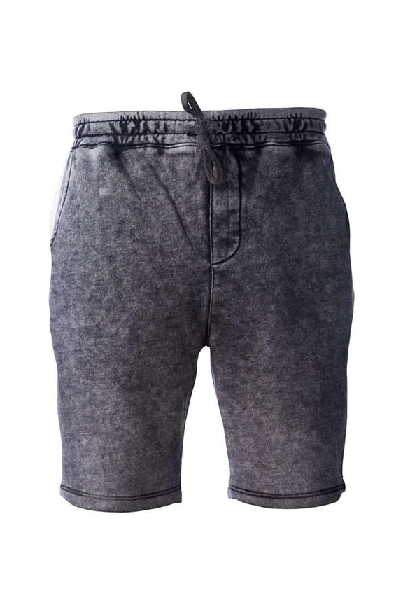 - Mineral Wash Fleece Shorts - PRM50STMW - Black - Size: XS